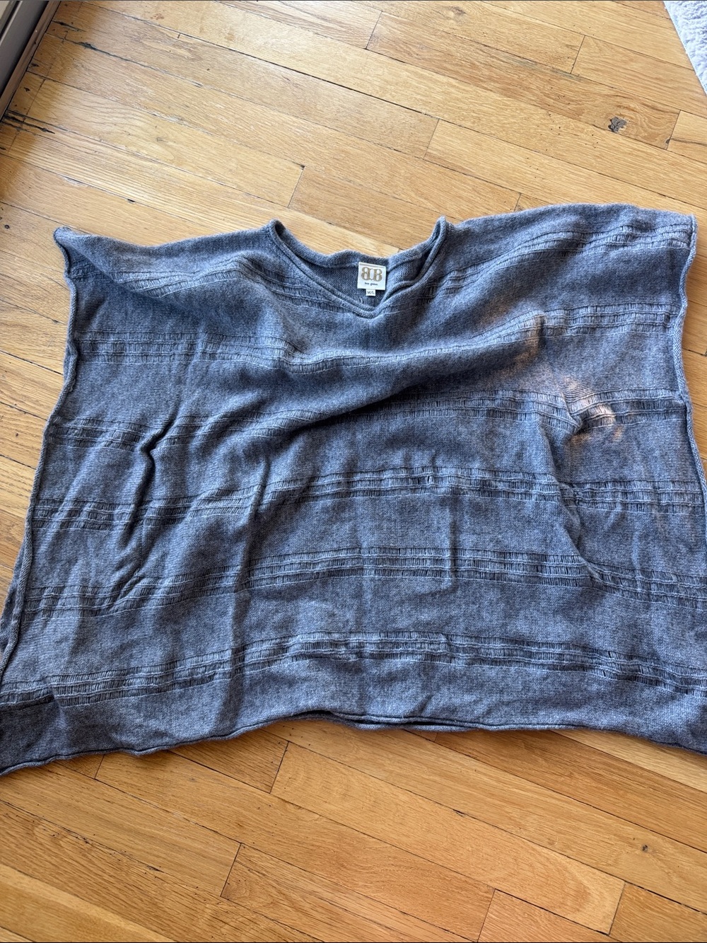 Boo Gemes Gray Cashmere Blend Sweater